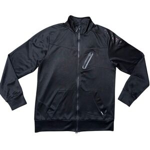 Spyder Active Mens Black ProWEB Full Zip Track Jacket Mock Neck SPM806U Size M